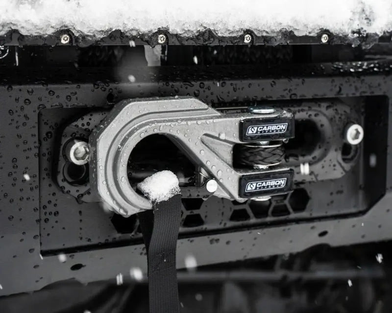 Carbon Scout Pro 15.0K V3 Extreme Duty Electric Winch with Synthetic Rope - Silver