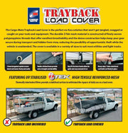 Cargo Mate Trayback HD Load Cover Dual Cab - Cargo Net