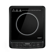 Devanti Electric Portable Induction Cooktop with digital controls and circular cooking surface