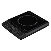 Portable Devanti Induction Cooktop with circular cooking surface and control buttons