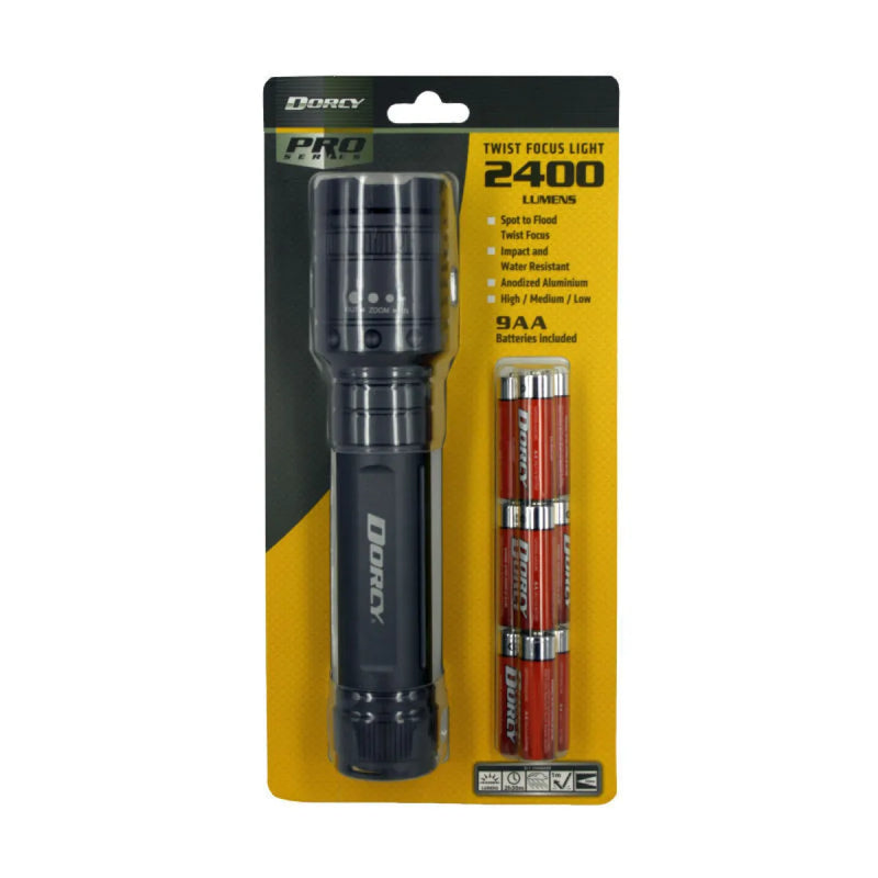 Dorcy 2400 Lumen Twist Torch - Torches