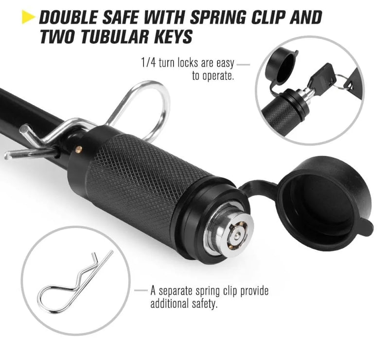 Dual Hitch 2 Towbar Hitch Ball Mount by San Hima - TOW BARS