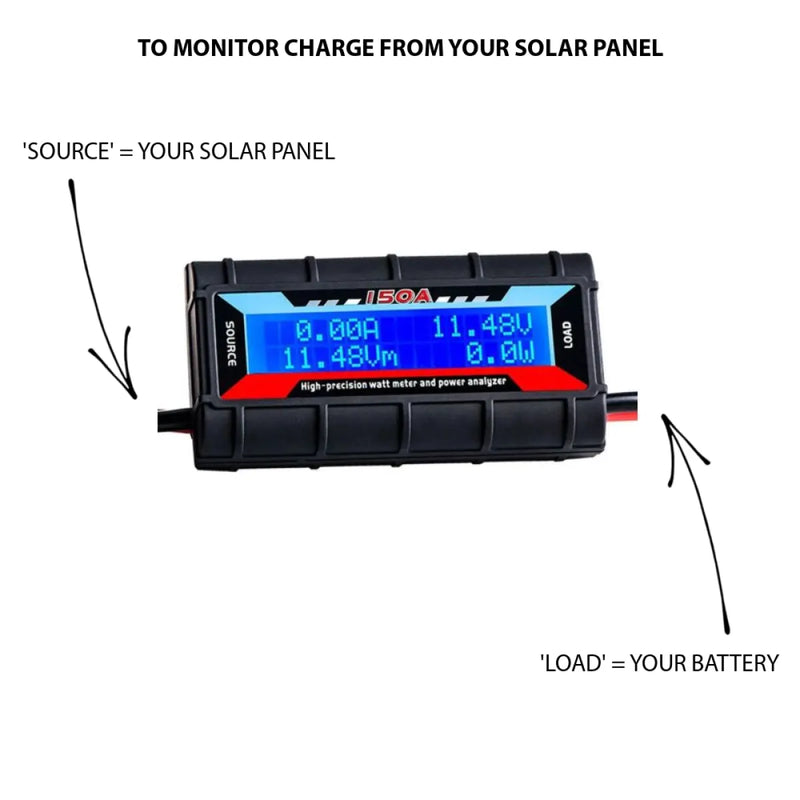 EvaKool EvaPower 150A Precision Watt Meter - Solar Accessories