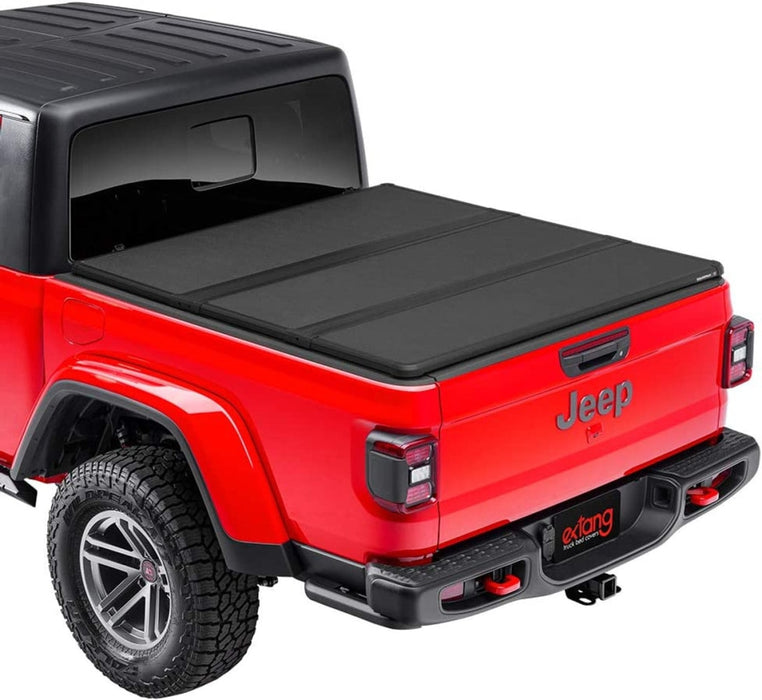 Extang Solid Fold 2.0 Hard Folding Tonneau Cover for Chevrolet / Ford / Isuzu / Jeep / RAM / Toyota / Volkswagen - Jeep Gladiator with Trail