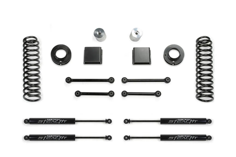 FabTech 3 Inch Sport Lift Kit with Stealth Shocks for Jeep Gladiator
