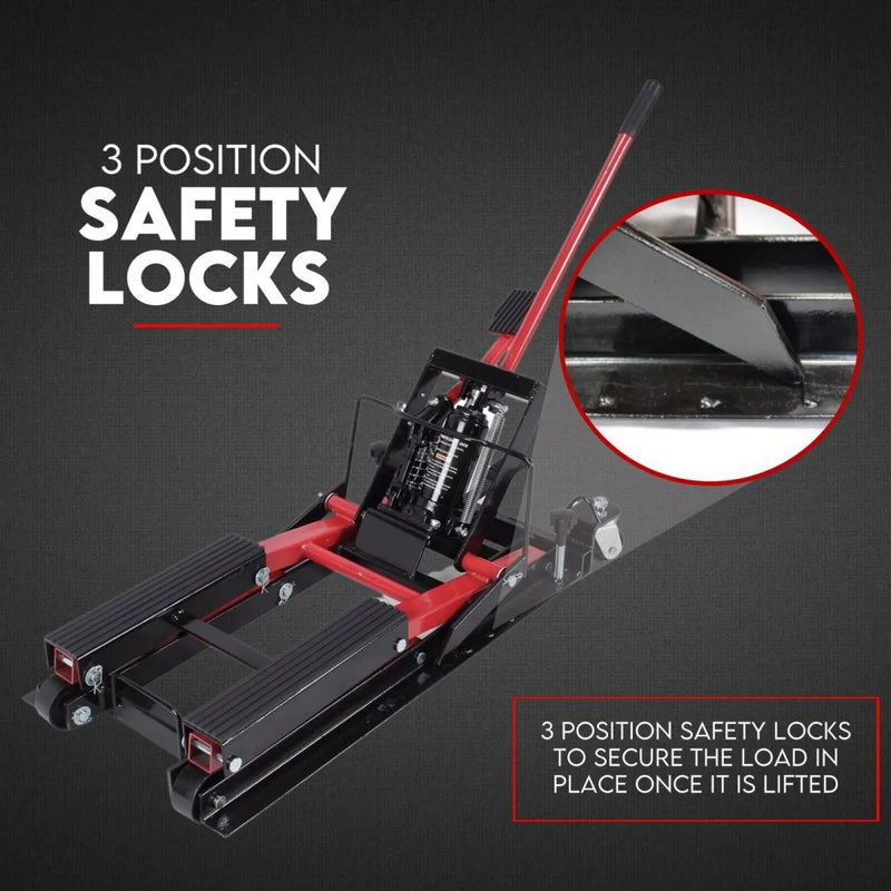 Fiernero Heavy Duty 680kg Motorcycle Lift and Stand | Super Low Profile