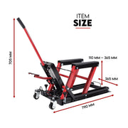 Fiernero Heavy Duty 680kg Motorcycle Lift and Stand | Super Low Profile