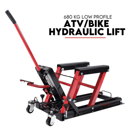 Fiernero Heavy Duty 680kg Motorcycle Lift and Stand | Super Low Profile