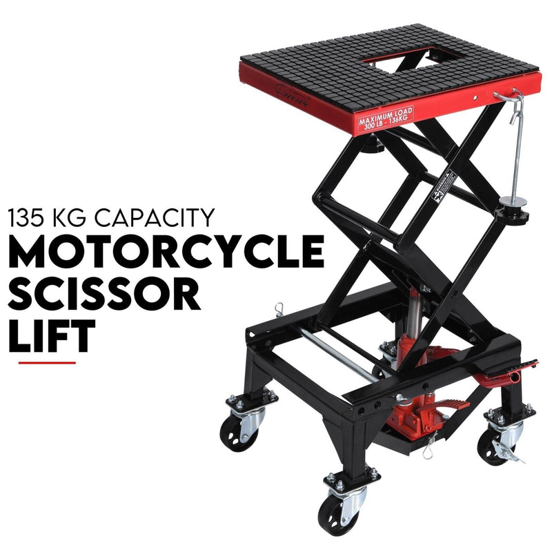 Fiernero Motorcycle 136kg Hydraulic Scissor Lift and Stand