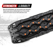 FieryRed 15T Recovery Boards with textured surface and orange star studs for recovery tracks