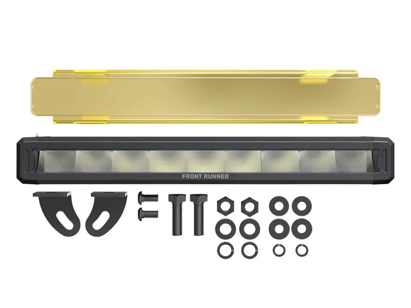 Front Runner 10 Inch Flood Beam LED Light Bar VX250-FL with Mounting Hardware and Accessories