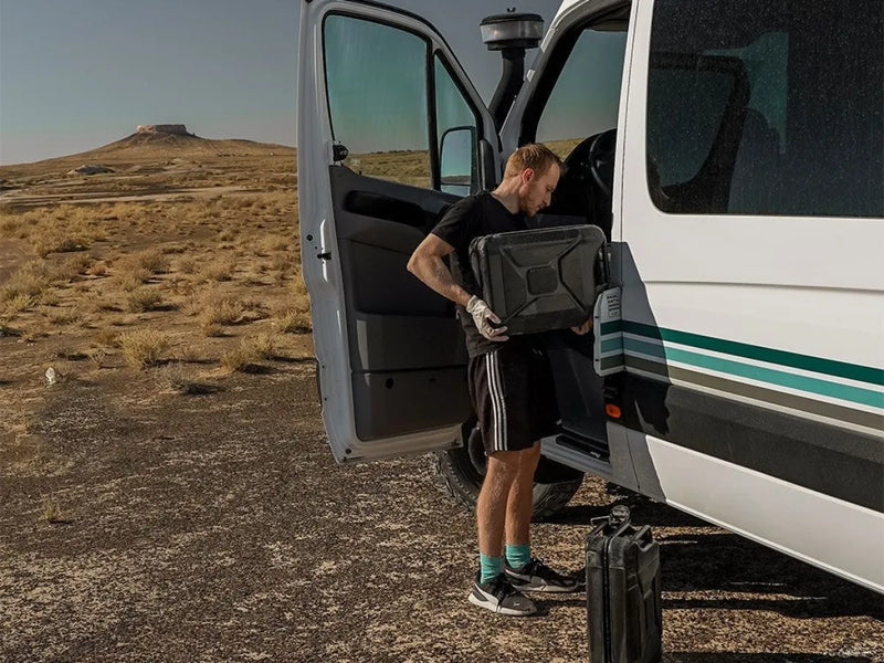 Front Runner 20L Jerry Fuel Can | Black Steel Finish