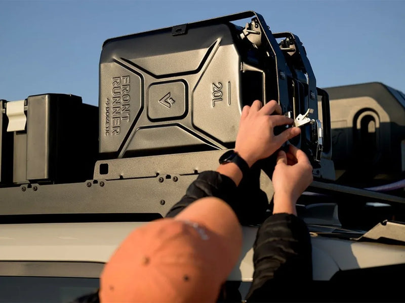 Front Runner 20L Jerry Fuel Can | Black Steel Finish