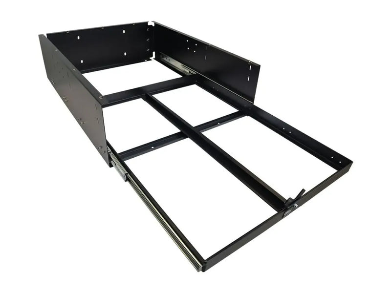 Sliding metal frame or rack with open rectangular structure for Front Runner 4 Cub Box Drawer