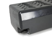 Rechargeable battery pack with ventilation slots and connector port for Front Runner 40L Footwell Water Tank
