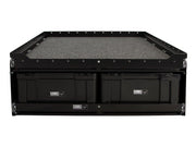 Black Front Runner 6 Cub Box Drawer with Cargo Sliding Top for organized storage