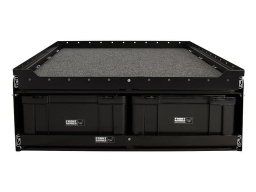 Black Front Runner 6 Cub Box Drawer with Cargo Sliding Top for organized storage