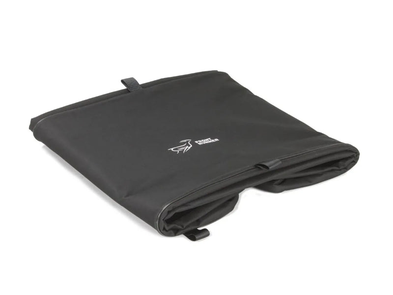 Black laptop sleeve with logo for Front Runner Foldable Roof Top Transit Bag extra large pack storage