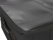Black leather cushion with rounded corner, ideal for Front Runner Extra Large Transit Bag