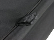 Textured fabric loop on front runner foldable roof top transit bag for extra large pack storage