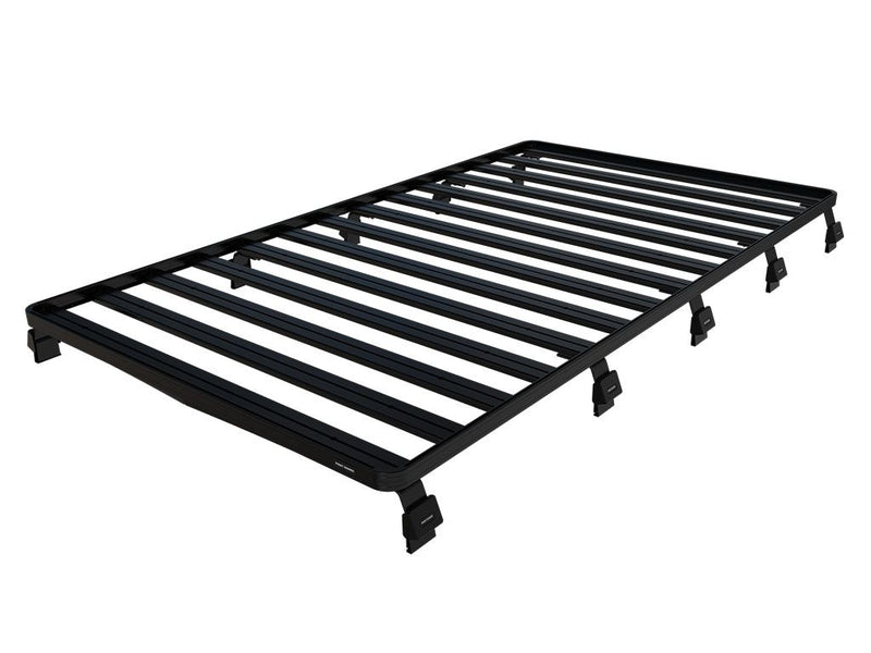 Metal bed frame with slats and support legs, part of Roof Rack Kit for Ford E150/250/350
