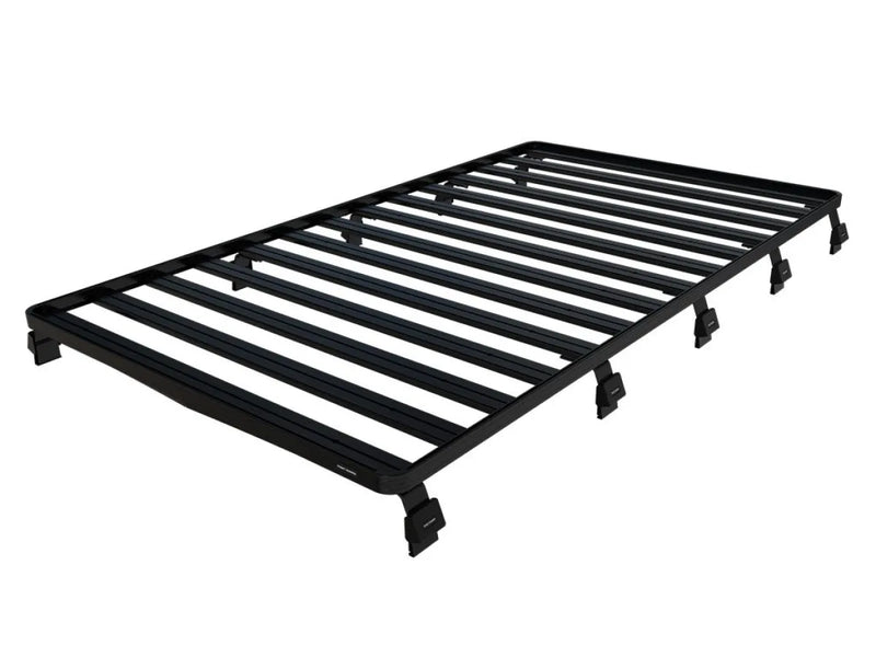 Metal bed frame with slats and support legs, part of Roof Rack Kit for Ford E150/250/350