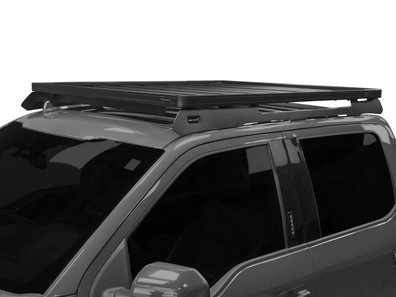 Front Runner Ford F150 Crew Cab Slimline II Roof Rack Kit with roof rack mounted on vehicle