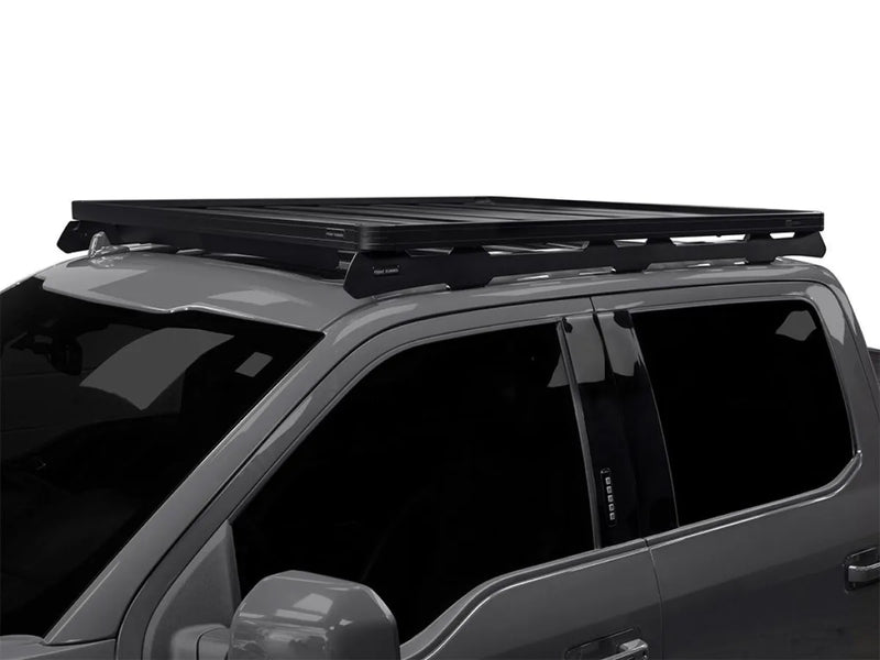 Front Runner Ford F150 Raptor Slimline II roof rack kit mounted on vehicle for cargo storage
