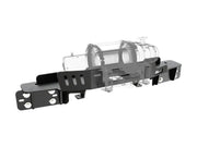 Mechanical winch assembly with metal frame and cable drum for Ford Ranger winch plate