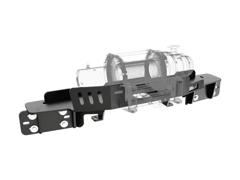 Mechanical winch assembly with metal frame and cable drum for Ford Ranger winch plate