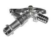 Metal faucet with multiple connection points and lever handle for Front Runner Tap Extension Bracket