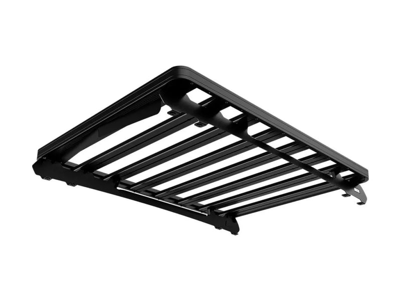 Black metal roof rack kit for Jeep Liberty KK Slimline II tray cargo carrier