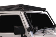 Roof rack mounted on a Jeep Wrangler for versatile roof rack rack kit installation
