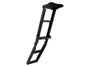 Folding black metal ladder for Land Rover Defender side mount, 2020-current
