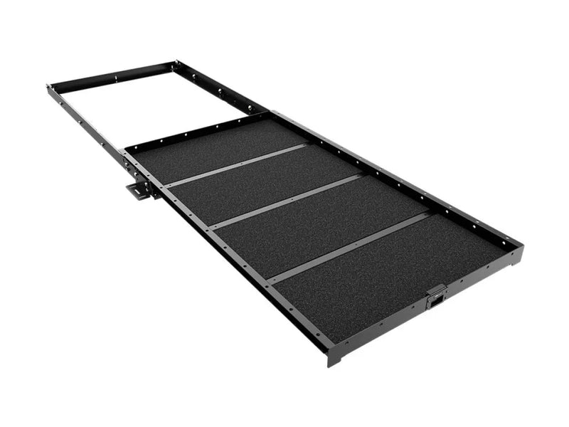 Rectangular metal cargo slide with sliding extension mechanism for Load Bed Cargo transport