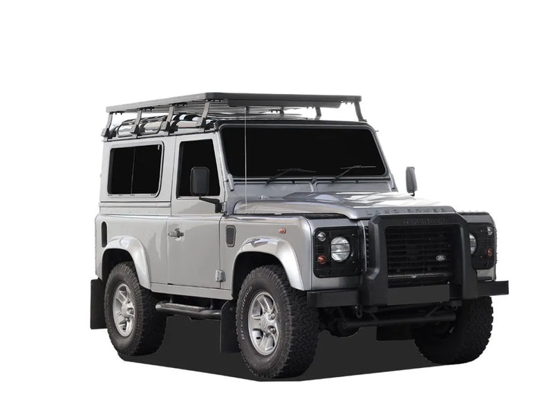 Land Rover Defender SUV with Front Runner LR Defender 90 Slimline II roof rack kit