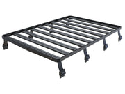 Metal roof rack for vehicle cargo platform, Front Runner LR Defender 90 Slimline II rack kit