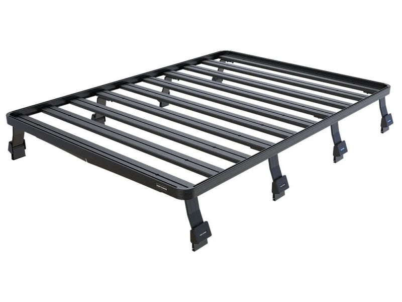 Metal roof rack for vehicle cargo platform, Front Runner LR Defender 90 Slimline II rack kit