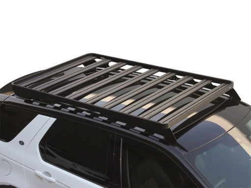 Front Runner LR Discovery Slimline II Roof Rack Kit installed on vehicle for secure cargo storage