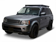 Gray Range Rover Sport SUV with black wheels and roof rack kit for L320 SLII