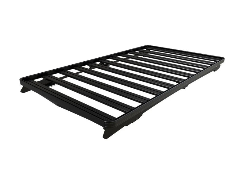Black metal roof rack with parallel slats for Mitsubishi Pajero Slimline II tray roof rack kit