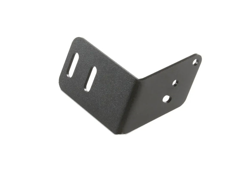 Metal mounting bracket with multiple holes and right-angled bend for LED light bar installation