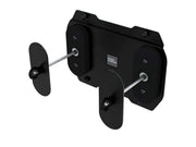 Black mounting bracket with adjustable arms for Front Runner Pro Water Tank side mount