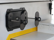 Virtual reality headset mounted on wall bracket showcasing the Front Runner Pro Water Tank Universal Side Mount for 20L
