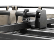 Roof rack mounting system with metal bars and plastic parts for Front Runner Rack Mount Shower Cubicle