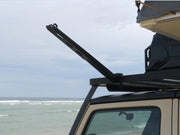 Front Runner Roof Rack with Shower Arm Mount on vehicle for cargo carrying