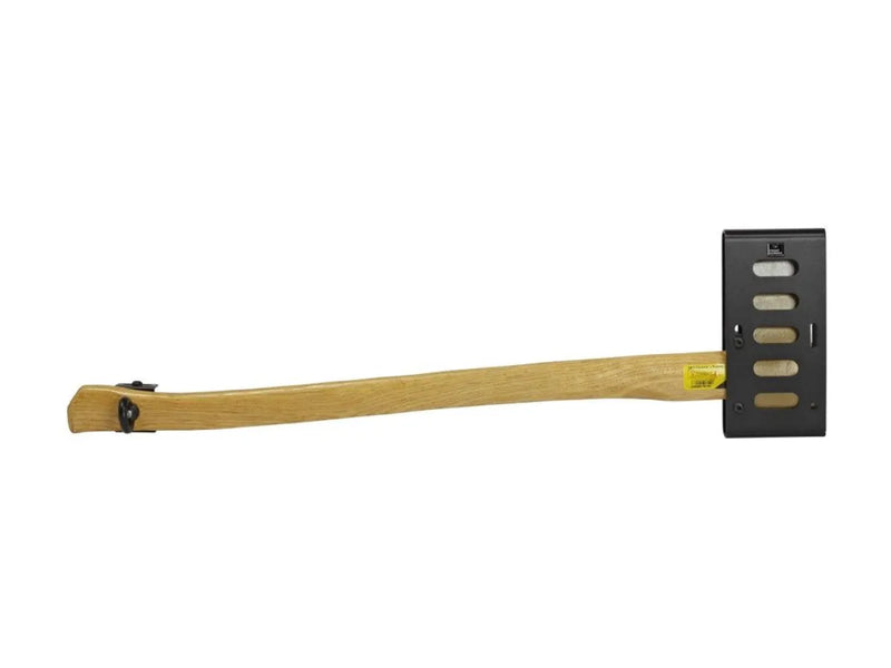 Sledgehammer with wooden handle and metal head for Front Runner Roof Rack Axe Bracket on Slimline II Roof