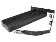 Black plastic storage tray with mounting brackets for Front Runner Single Jerry Can Holder