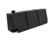Black Black Rectangular Slanted Water Tank with Multiple Compartments 50 Litre