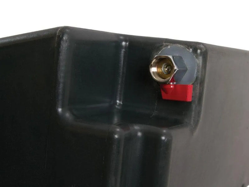 Electrical connector with red switch on Front Runner Slanted Water Tank 50 Litre